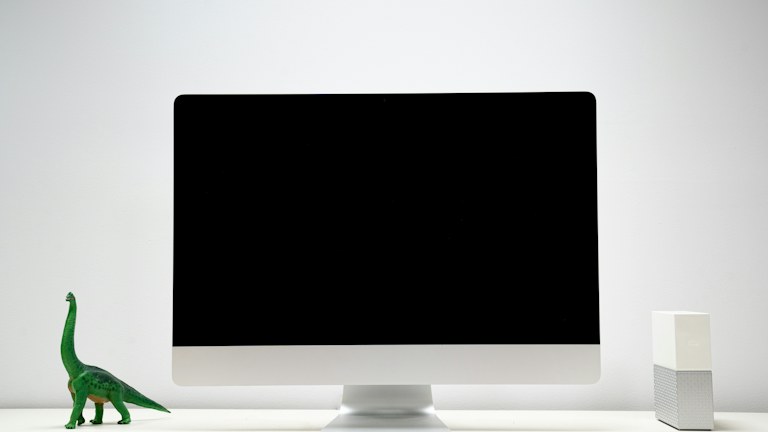 black and white laptop computer